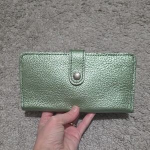 New Portland Leather Goods PLG Large Bifold Wallet Beetle Green Sold Out